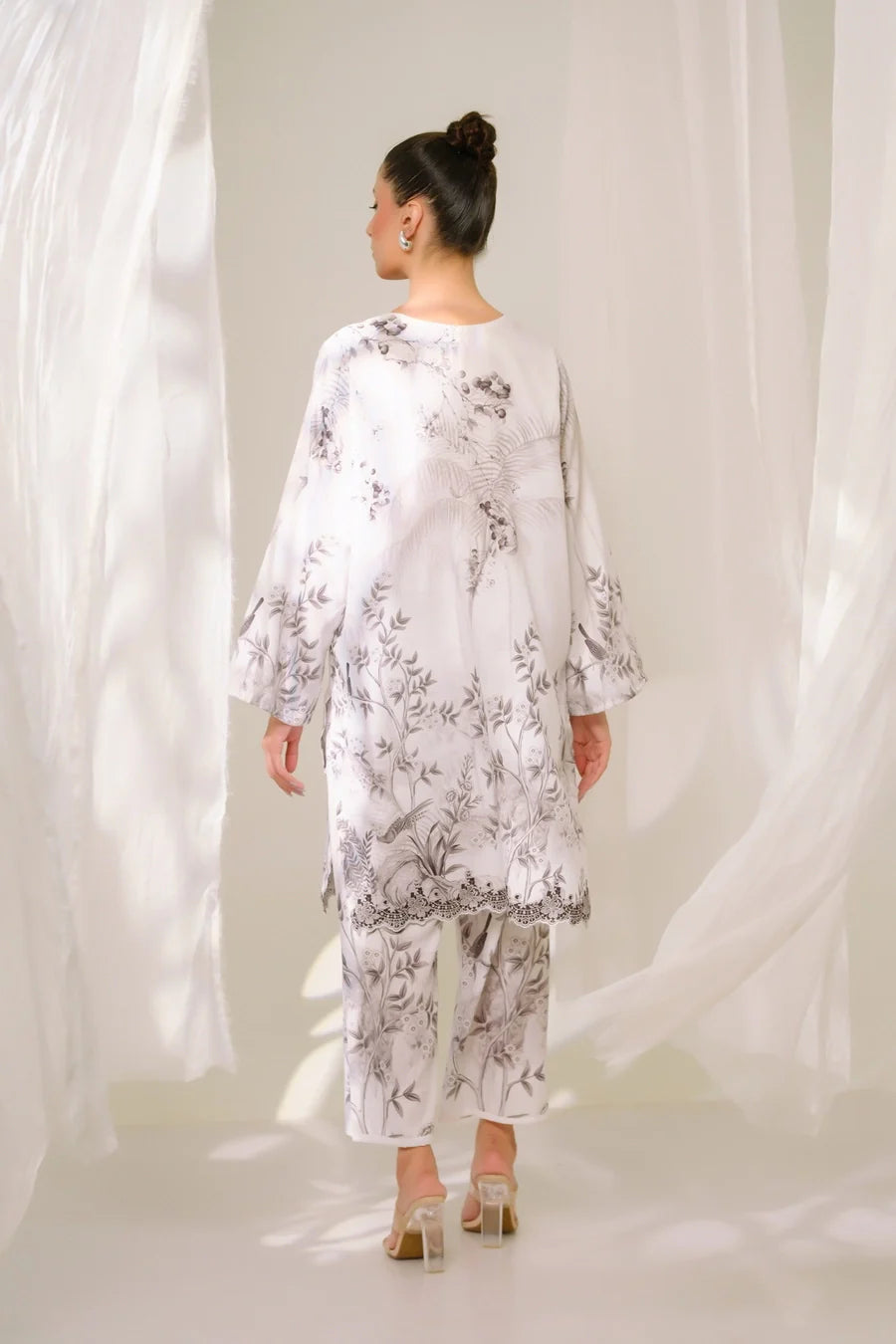 Amal Stitched 2 Piece Blended Lawn Collection'2025-Phantom