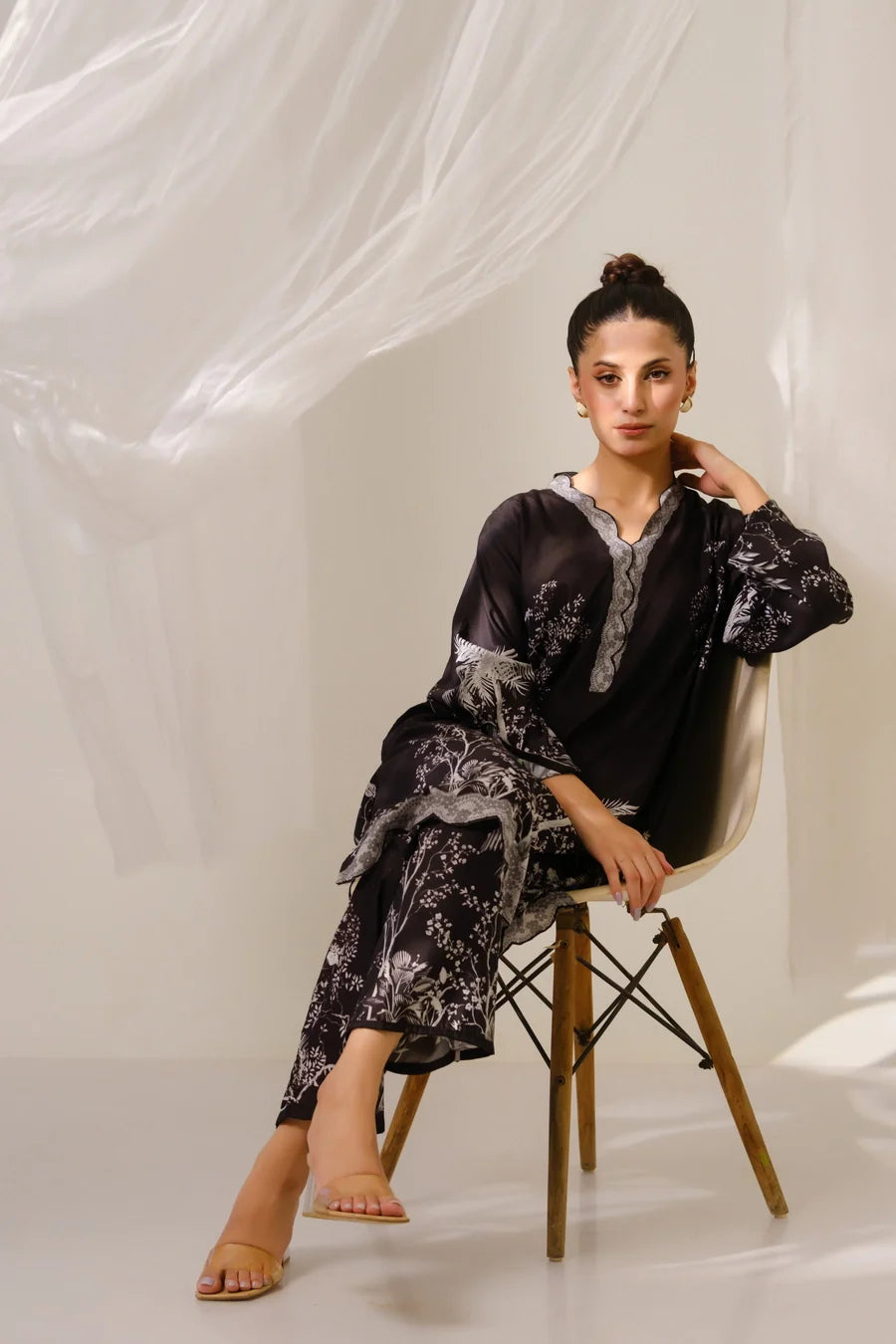 Amal Stitched 2 Piece Blended Lawn Collection'2025-Eclipse