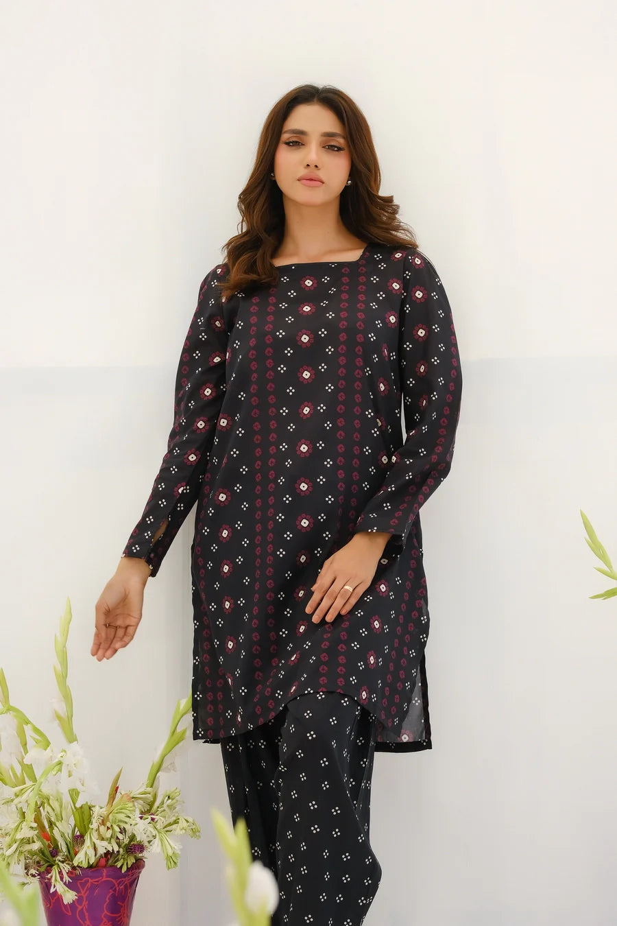 Dhaga Stitched 2 Piece Lawn Collection'2025-Matching separate 0022