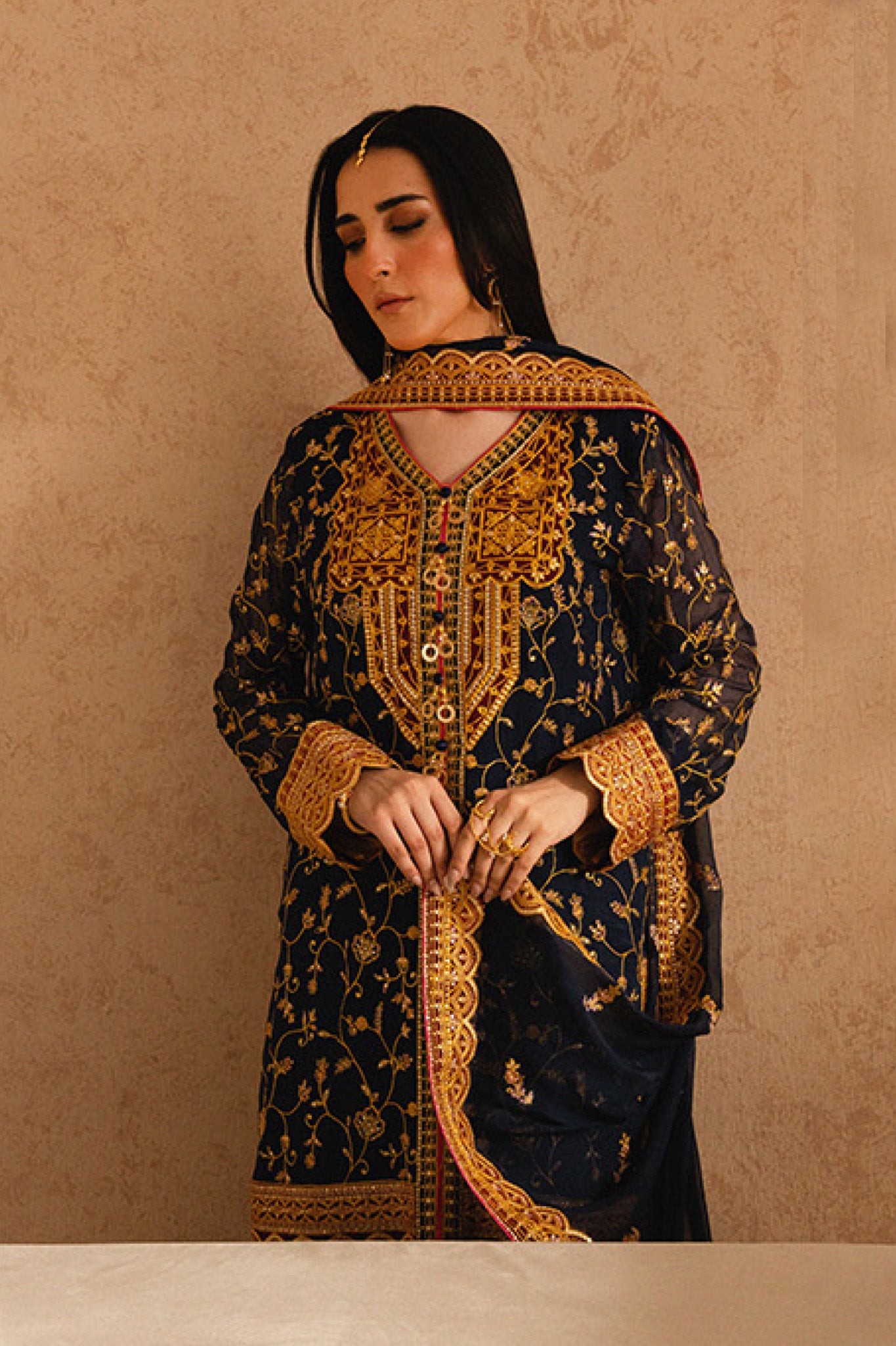 Imane by Freesia Unstitched 3 Piece Chiffon Collection'2025-FSU-5600-Zahra