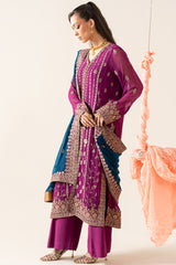 Imane by Freesia Unstitched 3 Piece Chiffon Collection'2025-FSU-5606-Medine