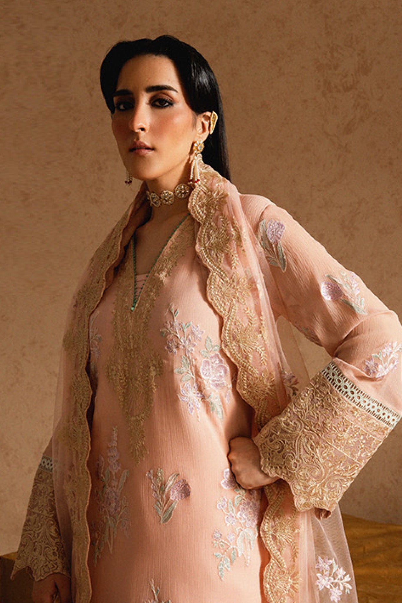 Imane by Freesia Unstitched 3 Piece Chiffon Collection'2025-FSU-5609-Miray