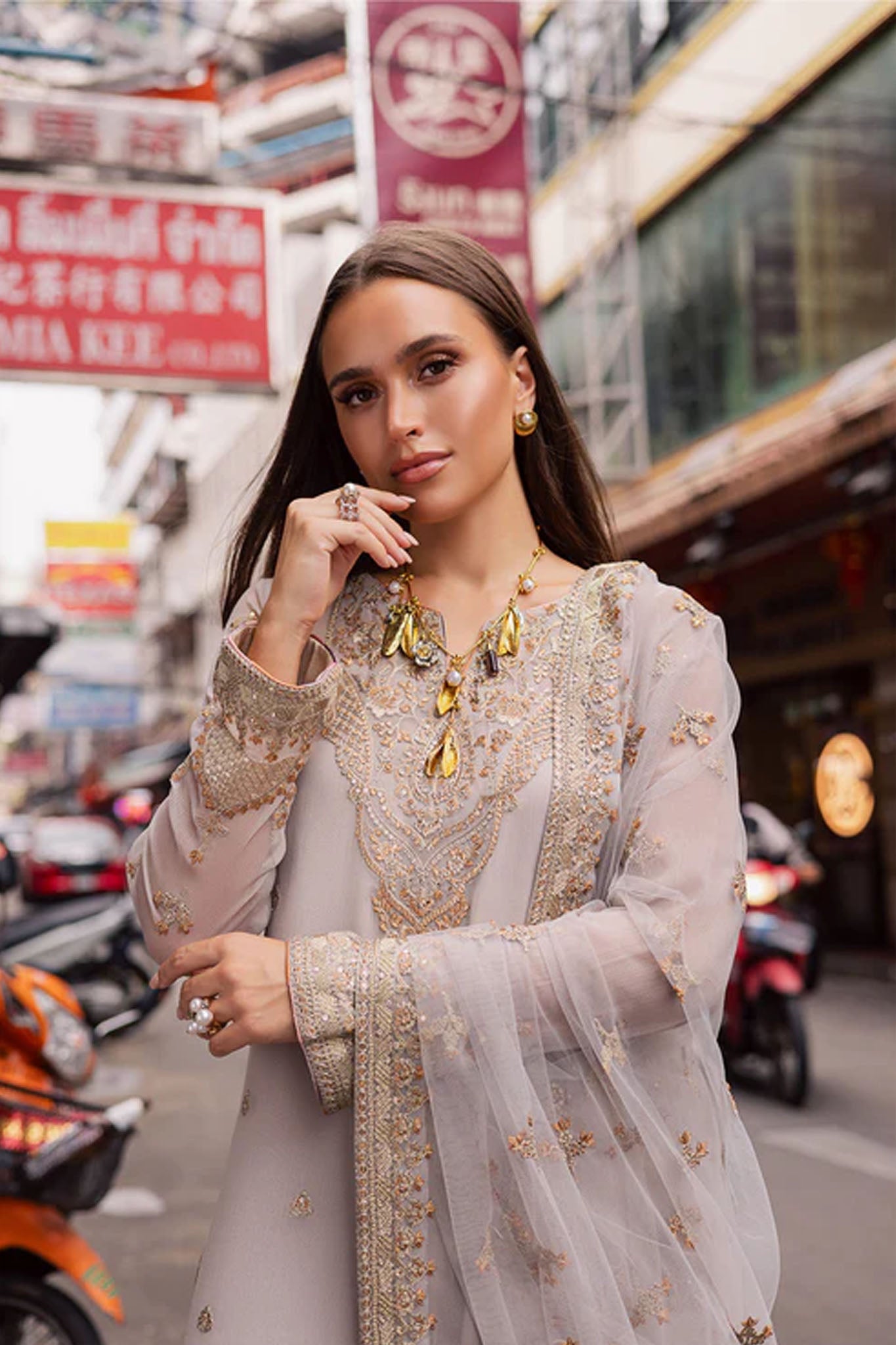 Talia by Freesia Unstitched 3 Piece Chiffon Collection'2025-FW-50069-Adelheid