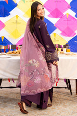 Florent Unstitched 3 Piece Basant Chikankari Luxury Lawn Suit-FZ-1A