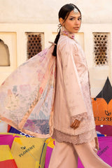 Florent Unstitched 3 Piece Basant Chikankari Luxury Lawn Suit-FZ-4A