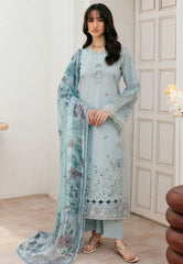 Zync By Florent Unstitched 3 Piece Luxury Lawn Collection'2026-FZ-4B