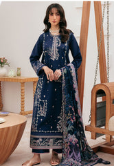 Zync By Florent Unstitched 3 Piece Luxury Lawn Collection'2026-FZ-5A