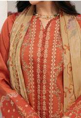 Zync By Florent Unstitched 3 Piece Luxury Lawn Collection'2026-FZ-6B