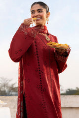 Florent Unstitched 3 Piece Basant Chikankari Luxury Lawn Suit-FZ-7A