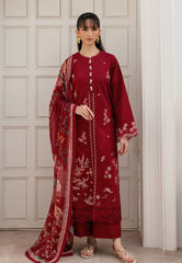 Zync By Florent Unstitched 3 Piece Luxury Lawn Collection'2026-FZ-7A