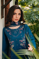 Zync By Florent Unstitched 3 Piece Festive Luxury Lawn Suit-FZ-7B