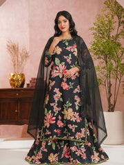 Tng By Md-Sargoshi Dupatta | Black