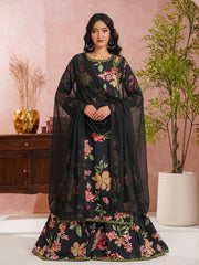 Tng By Md-Sargoshi Dupatta | Black