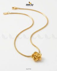 Zeesy-Flora Petite Minimalist Chain