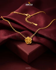 Zeesy-Flora Petite Minimalist Chain