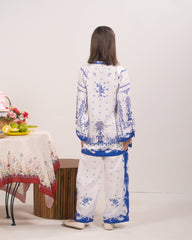 Sprinkles Stitched 2 Piece Kids Khaddar Collection-Flora Script