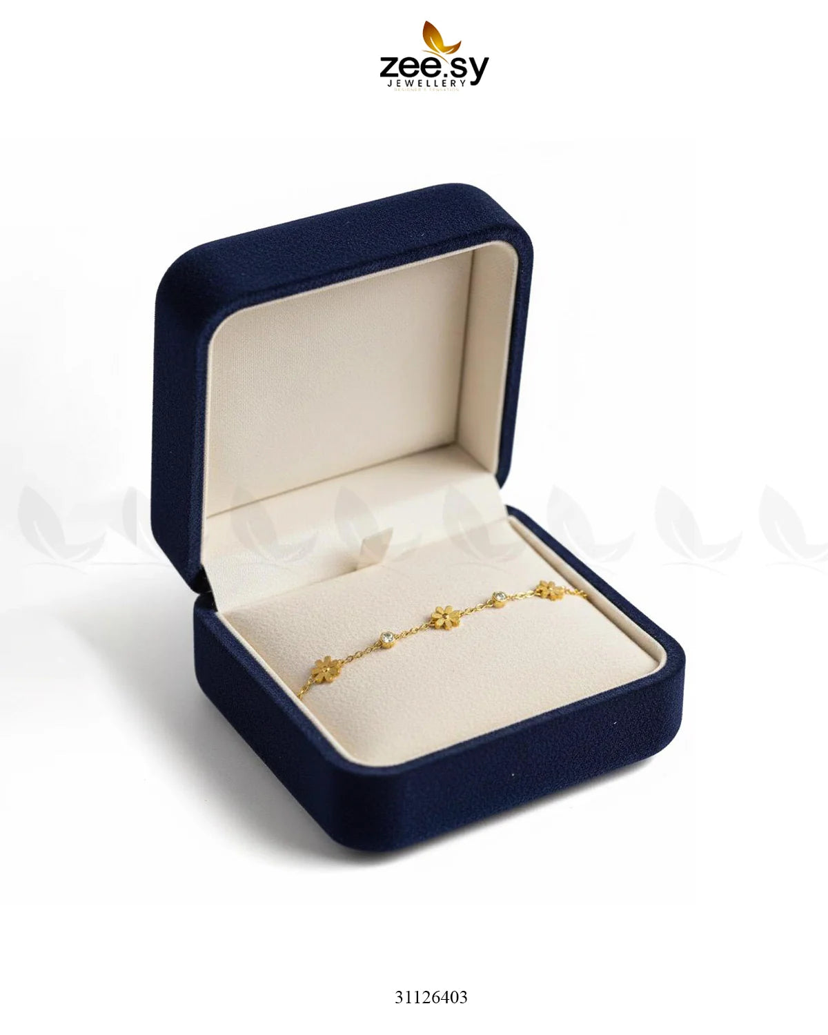 Floral Tiny Dangle Bracelet - Zeesy Jewellery