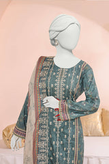 Almeerah Unstitched 3 Piece Emb Cutwork Lawn Vol-02 Collection'2025-Forest Whisper