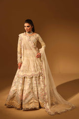 Aylin Unstitched 3 Piece Luxury Silk Edit Collection'2025-Silk Beige