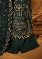 Aylin Unstitched 3 Piece Luxury Silk Edit Collection'2025-Green Slate