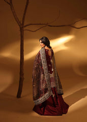 Aylin Unstitched 3 Piece Luxury Silk Edit Collection'2025-Violet Bloom