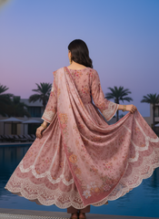 Orlina By Dressline Stitched 3 Piece Premium PP Staple Frock Collection'2025-orlina-ready-to-wear-dusty-rosewood