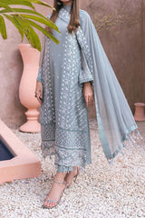 Azure Ensembles 3 Piece Unstitched Festive Formals Collection'2024-AS-120-Frosted Fern