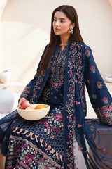 Ghazal By Ramsha Unstitched 3 Piece Luxury Lawn Vol-05 Collection'2026-G-505