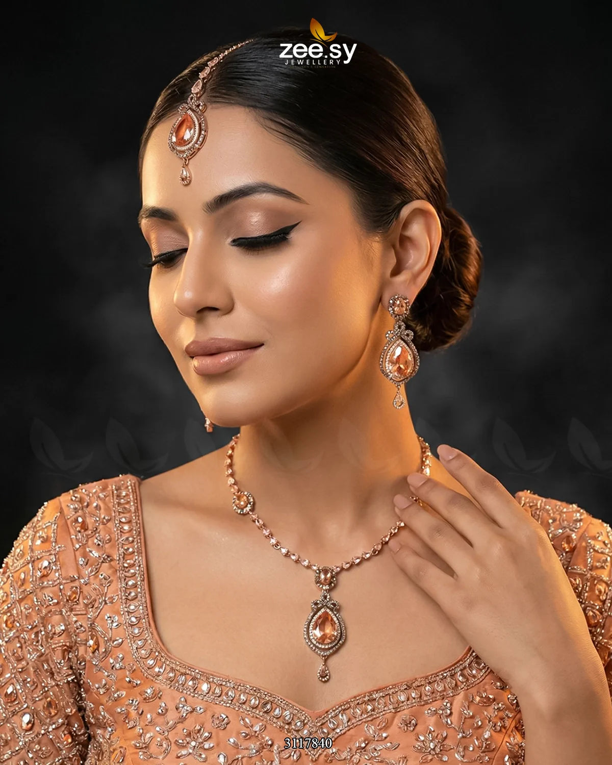 Syra Yousuf Necklace Set - Zeesy Jewellery