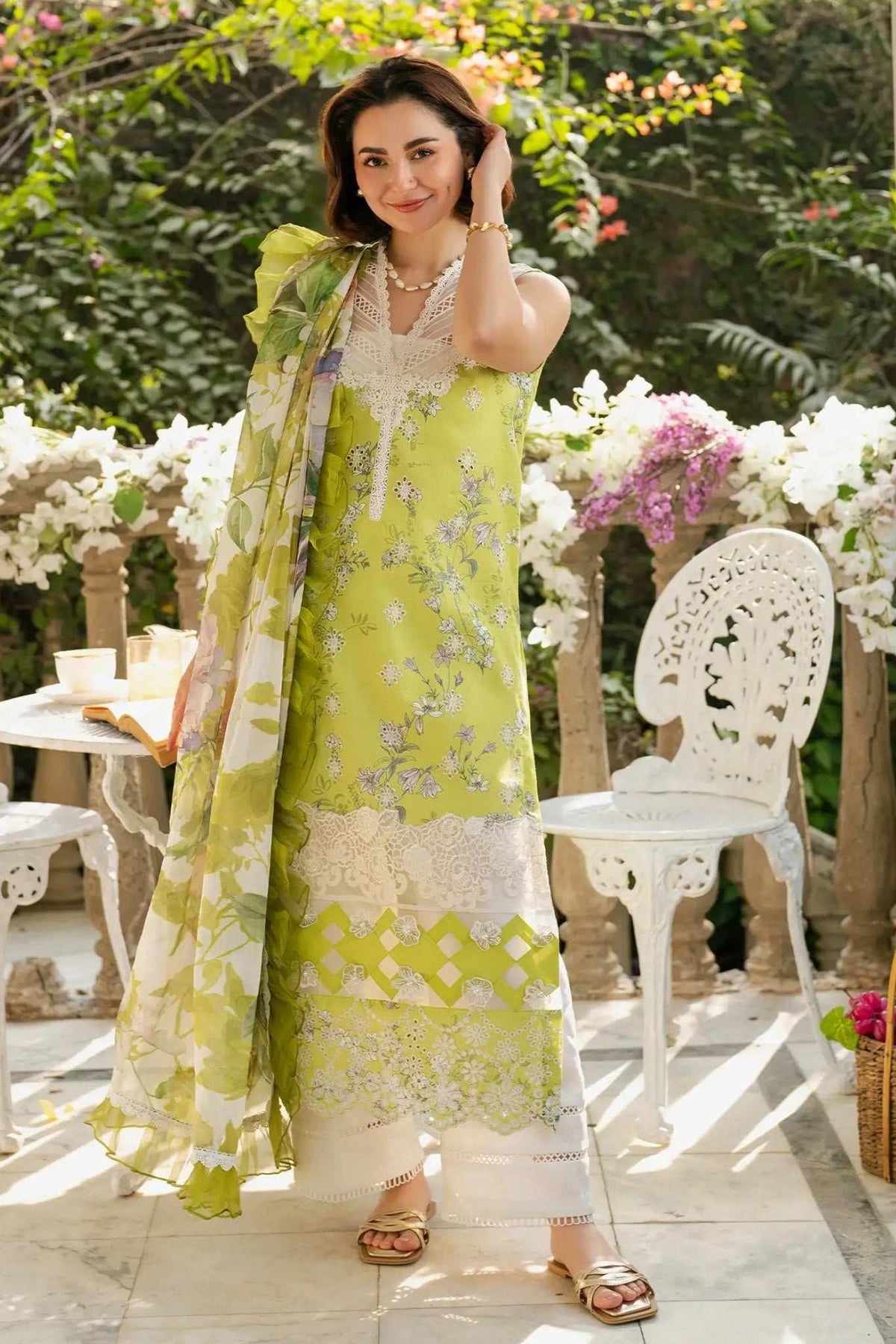 Gulkari By Asifa Nabeel Unstitched 3 Piece Summer Collection-GKL-03-Lemonade Dream