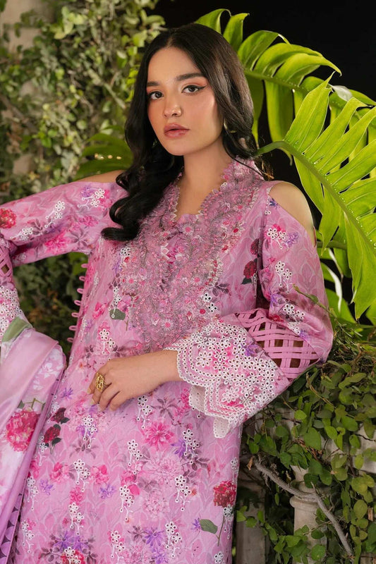 Gulkari By Asifa Nabeel Unstitched 3 Piece Summer Collection-GKL-10-Dawn Petals