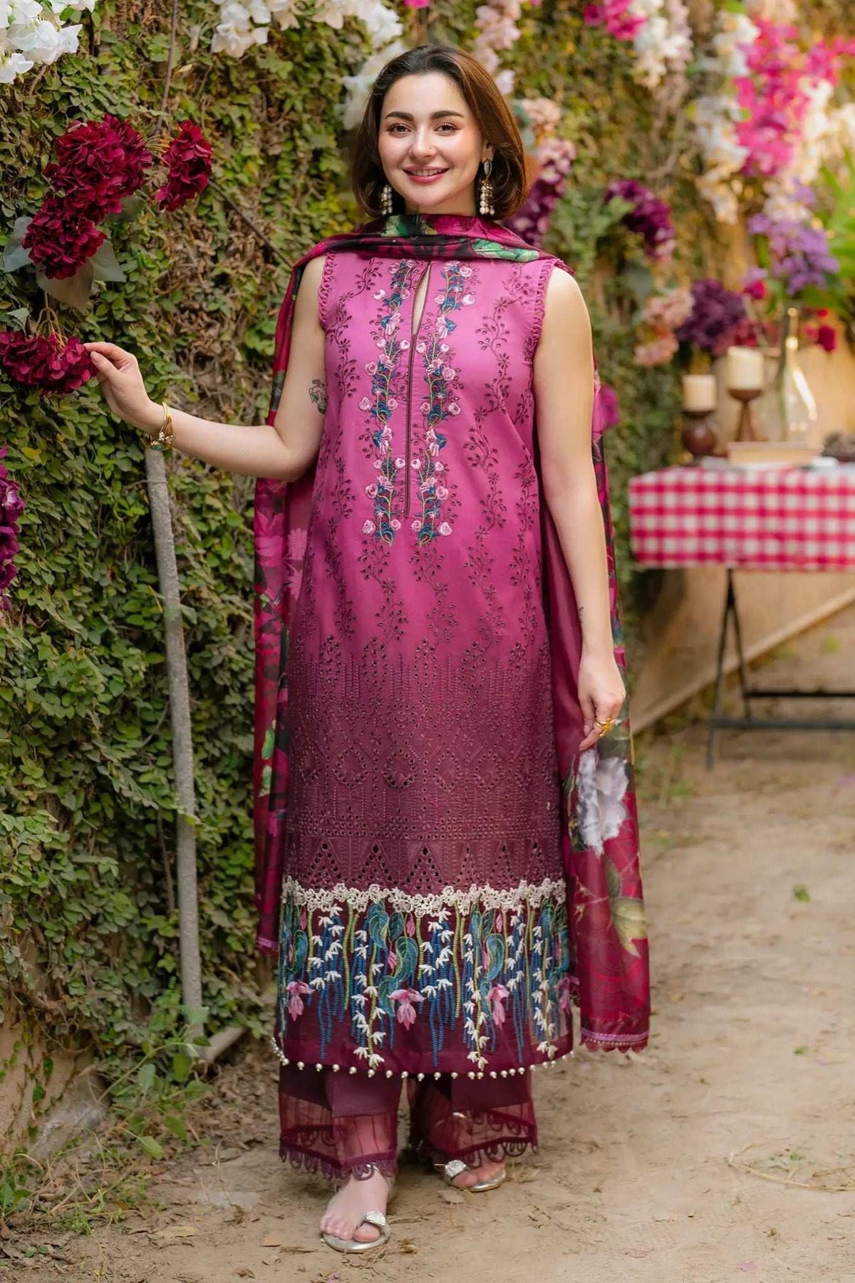 Gulkari By Asifa Nabeel Unstitched 3 Piece Summer Collection-GKL-13-Sunkissed Garden