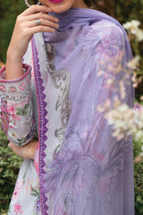 The Enchanted Garden By Gulaal Unstitched 3 Piece Lawn Vol-02 Collection'2024-GL-03-Violette