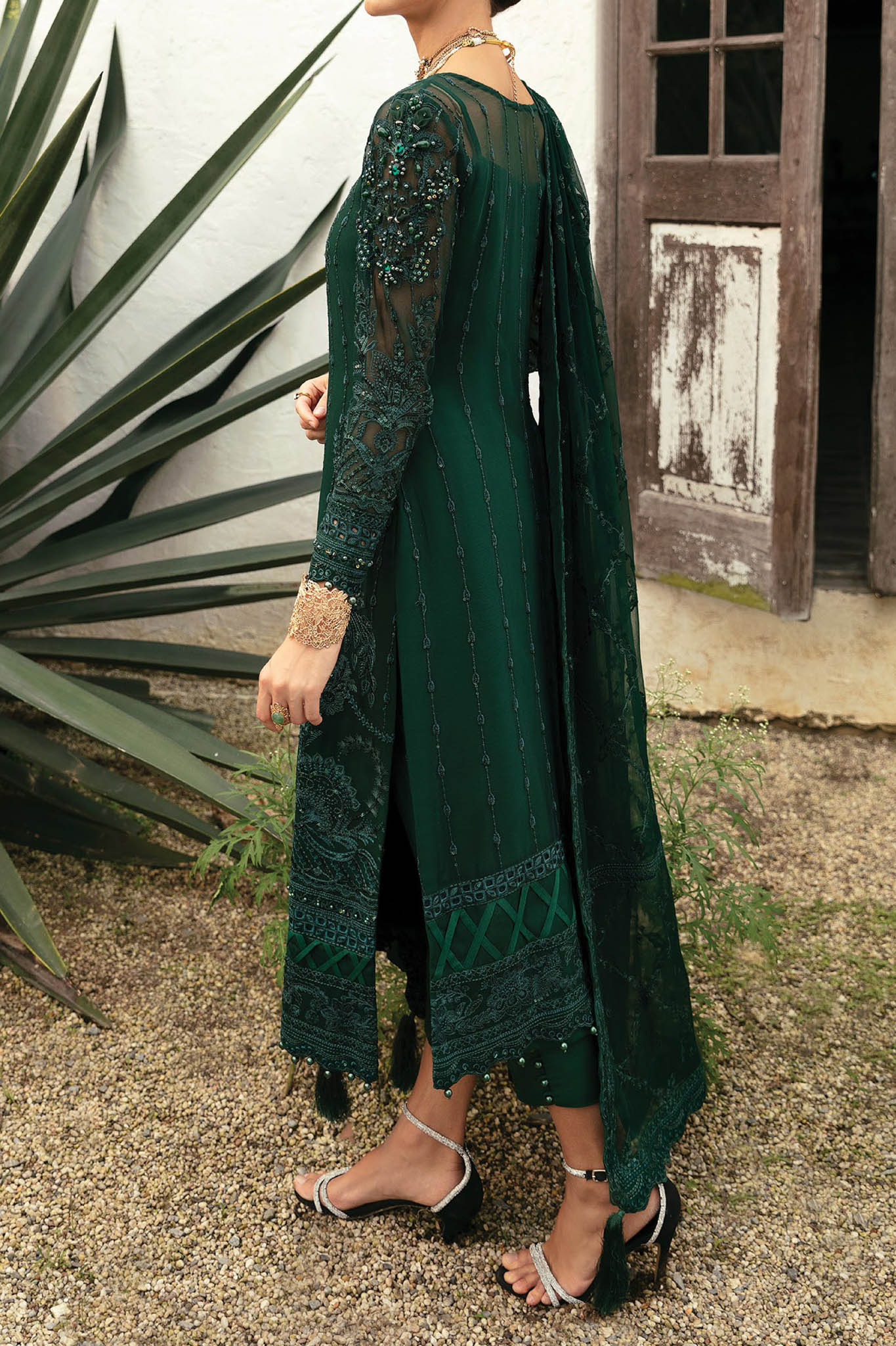 Chant D l'Amour By Gulaal Unstitched 3 Piece Emb Chiffon Eid Collection'2024-GL-05-Cassia
