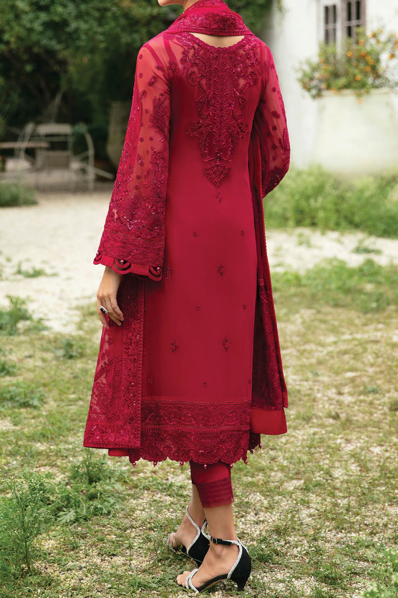 Chant D l'Amour By Gulaal Unstitched 3 Piece Emb Chiffon Eid Collection'2024-GL-08-Mysaria