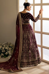 Celeste By Gulaal Unstitched 3 Piece Velvet Collection'2025-Carmine