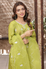 Gul Riaz By Fatima Nehal Stitched 3 Piece Luxury Festive Suit-GRF-01-Pista