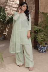 Gul Riaz By Fatima Nehal Stitched 3 Piece Luxury Festive Suit-GRF-04-Mint