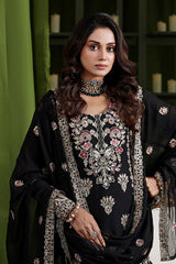 Gulaal By Soghat Unstitched 3 Piece Luxury Emb Chiffon Collection'2025-GSC-05