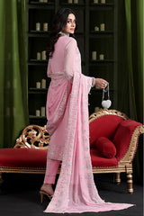 Gulaal By Soghat Unstitched 3 Piece Luxury Emb Chiffon Collection'2025-GSC-06