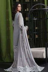 Gulaal By Soghat Unstitched 3 Piece Luxury Emb Chiffon Collection'2025-GSC-07