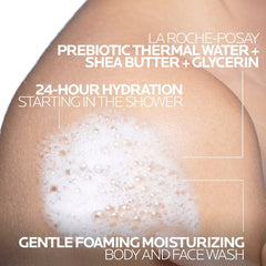 La-Roche-Posay Gentle Foaming Moisturising Wash 13.52 Oz