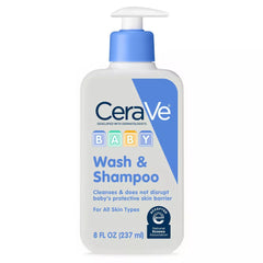 Cerave Baby Wash & Shampoo 8 Oz