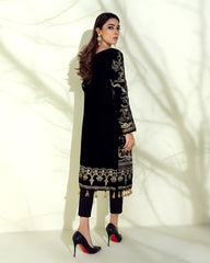 Gulaal Unstitched 3 Piece Velvet Wedding Edition'2020-Perles Embroidered Velvet 2 Piece Suit GV-01