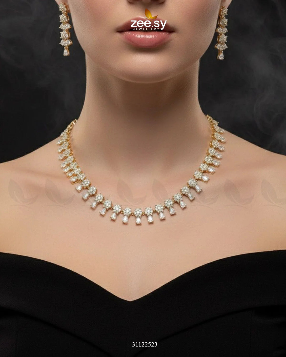 Artisan Sentimental Centerpiece Necklace Set - Zeesy Jewellery