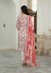 Dr Haris Unstitched 3 Piece Printed  Lawn Vol-02 Suit-DRP-013