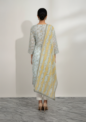Dr Haris Unstitched 3 Piece Printed  Lawn Vol-02 Suit-DRP-017