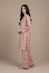 Amna Ali Nawaz Stitched 2 Pc Rose Fern Co Ord Set