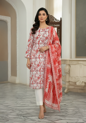 Dr Haris Unstitched 3 Piece Printed  Lawn Vol-02 Suit-DRP-013