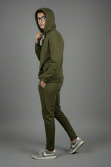 Winter Men's Core By Suitsu Stitched Western Suit-GreenForce Tracksuit